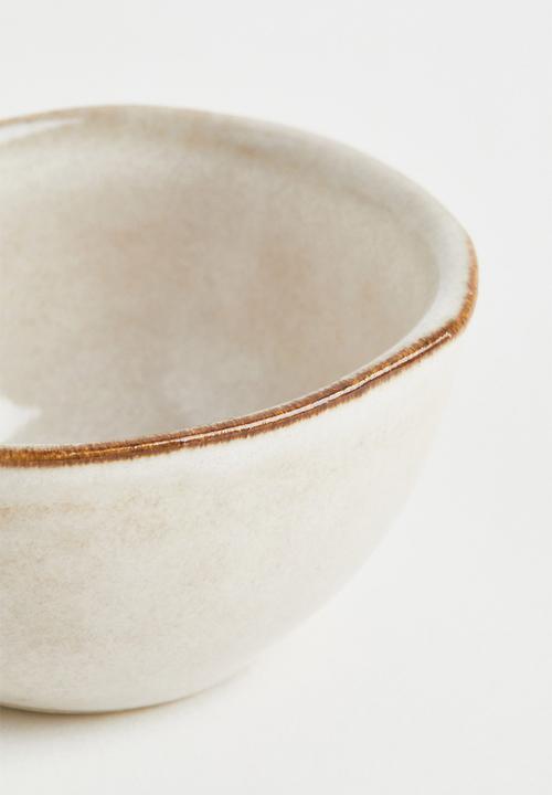 H&M - Small stoneware bowl - beige