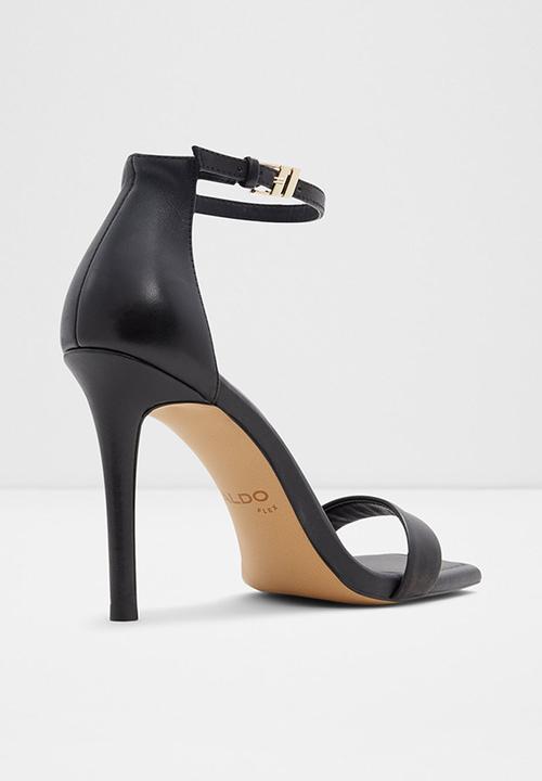 ALDO - Renza leather heel - black