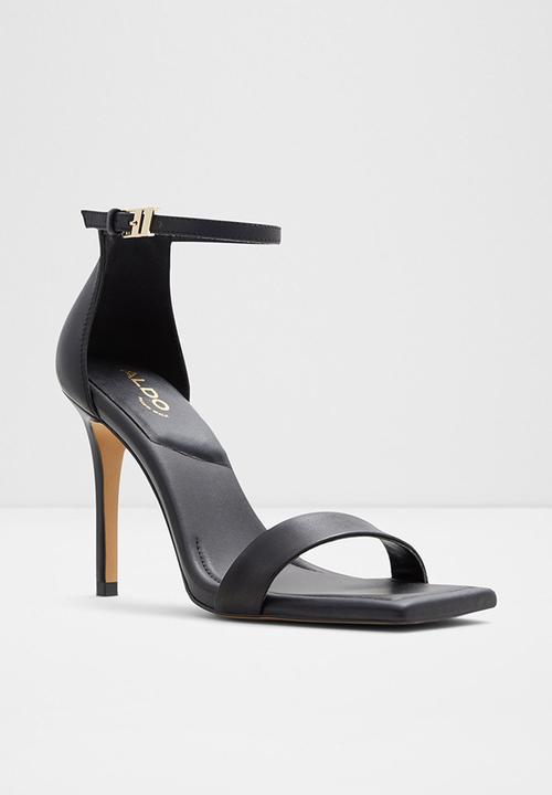 ALDO - Renza leather heel - black