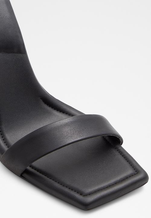 ALDO - Renza leather heel - black