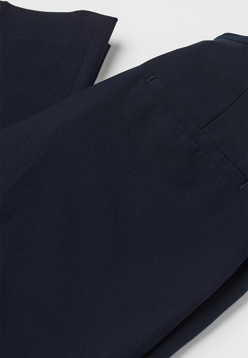 H&M - Cigarette trousers - navy blue