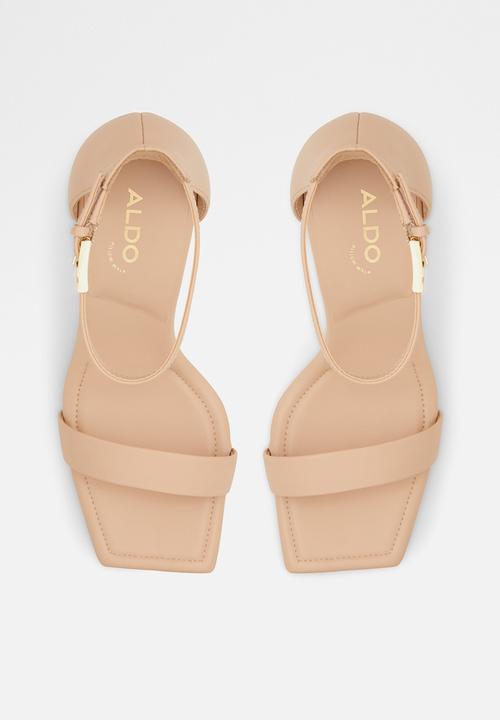ALDO - Renza leather heel - bone