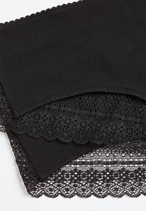 H&M - 3 Pack hipster briefs - black