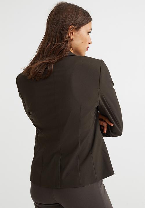 H&M - Fitted jacket - dark green