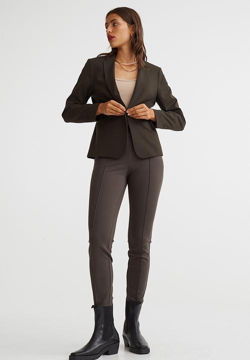 H&M - Fitted jacket - dark green
