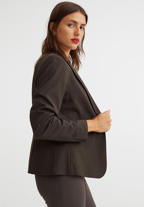 H&M - Fitted jacket - dark green