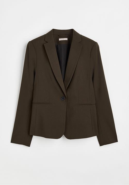 H&M - Fitted jacket - dark green