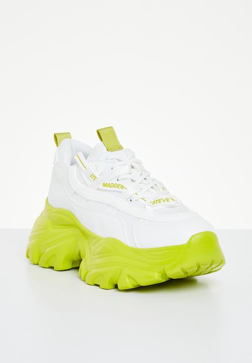 Steve Madden - Recoupe sneaker - white & lime