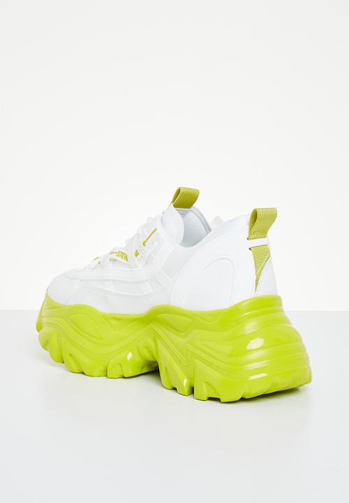 Steve Madden - Recoupe sneaker - white & lime