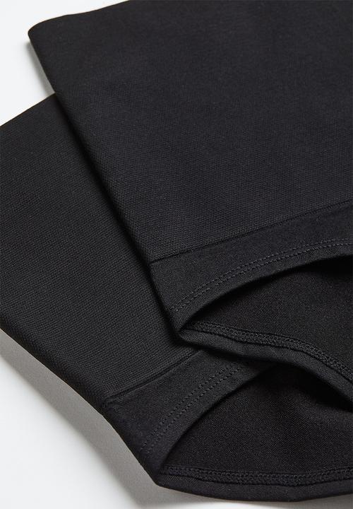 H&M - 2 Pack medium shaping briefs - black