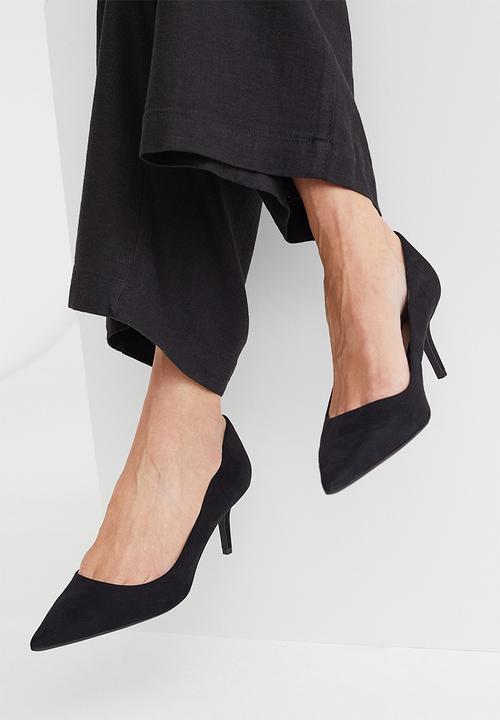 H&M - Suede court shoes - black