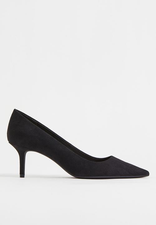 H&M - Suede court shoes - black