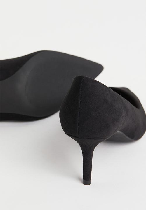 H&M - Suede court shoes - black