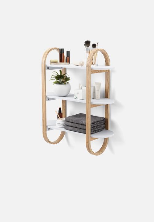 Umbra - Bellwood wall shelf - white & natural