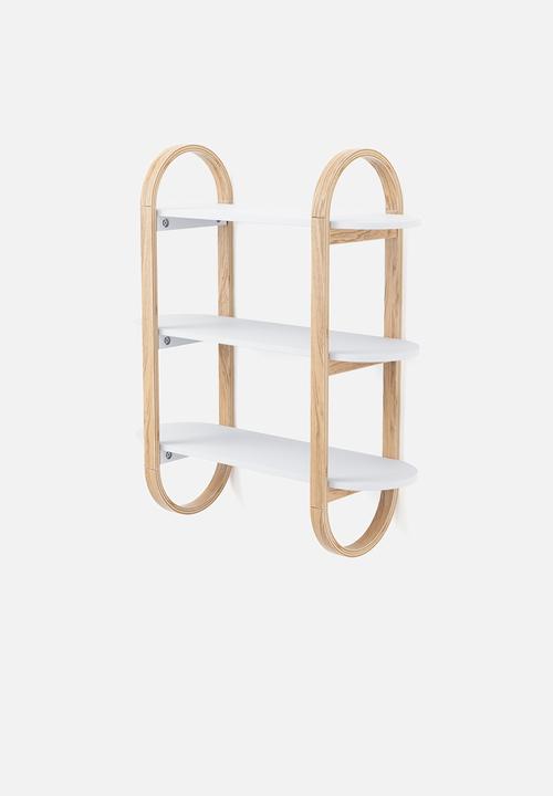 Umbra - Bellwood wall shelf - white & natural