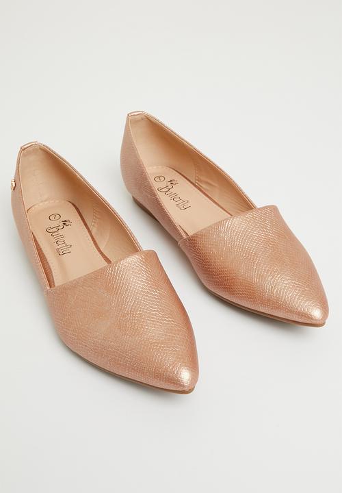 Butterfly Feet - Glimmer 1 pump - rose gold 1