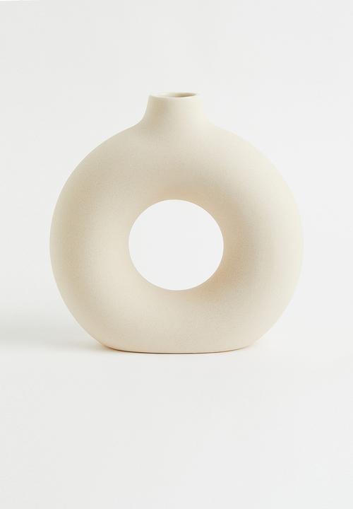 H&M - Large ceramic vase - beige