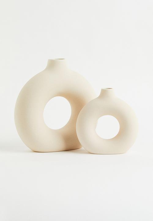 H&M - Large ceramic vase - beige