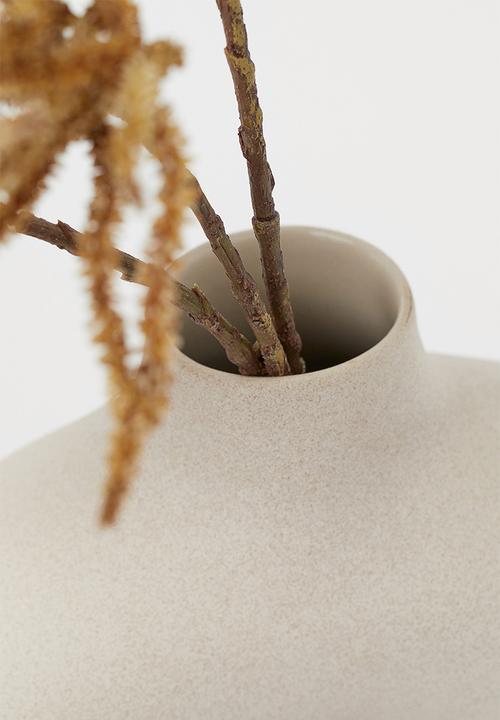 H&M - Large ceramic vase - beige