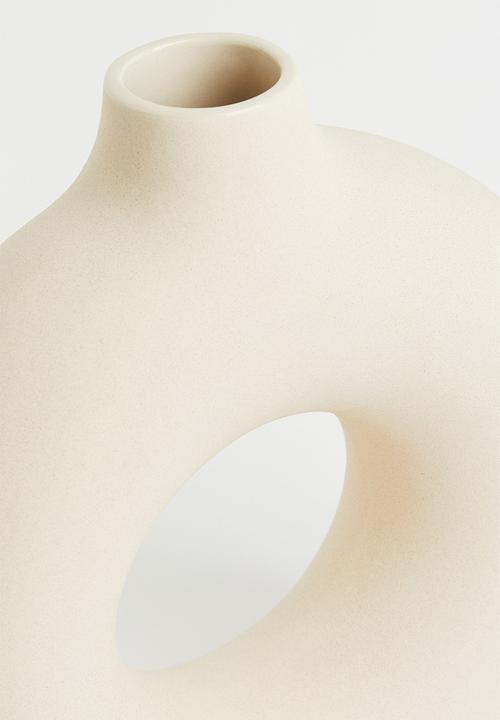 H&M - Large ceramic vase - beige