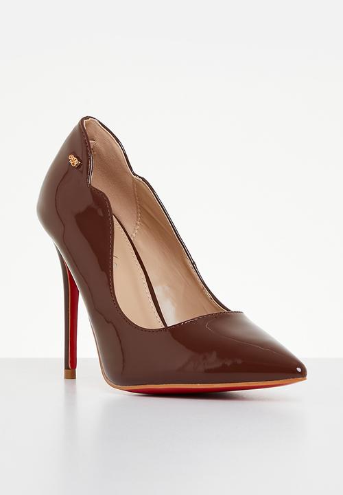 Miss Black - Lou 1 court - chocolate