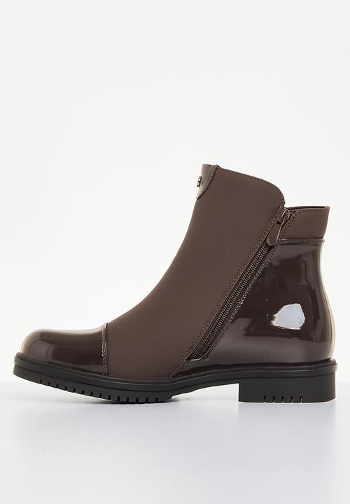 Miss Black - Radar1 ankle boot - chocolate