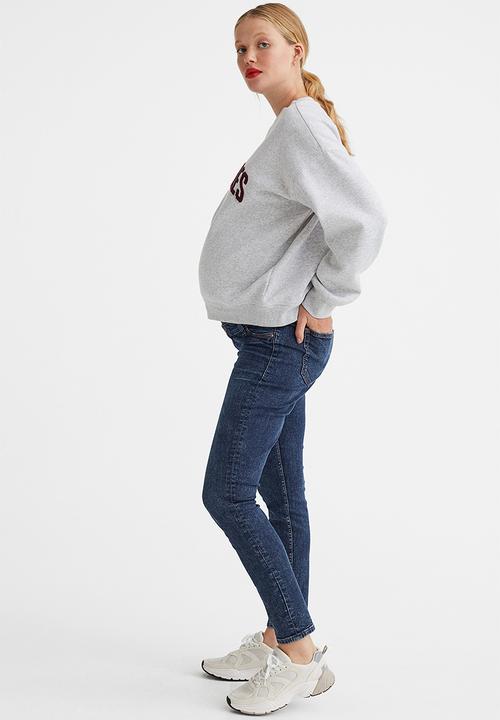 H&M - Mama skinny jeans - dark denim blue