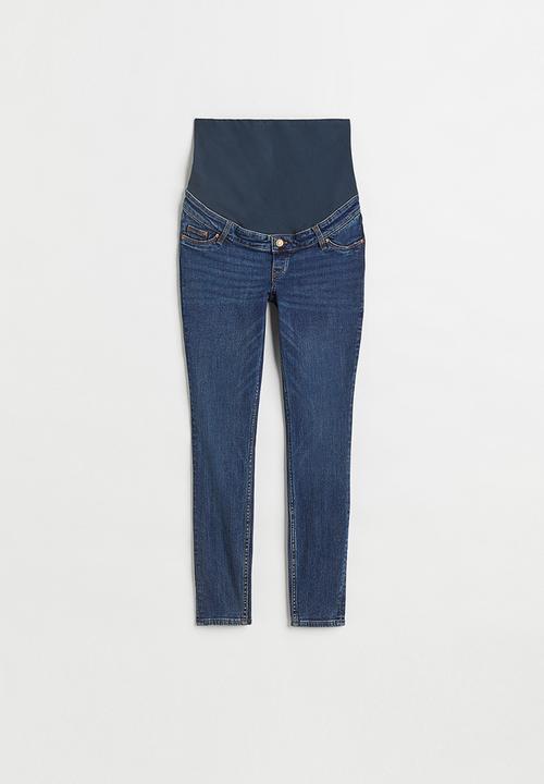 H&M - Mama skinny jeans - dark denim blue