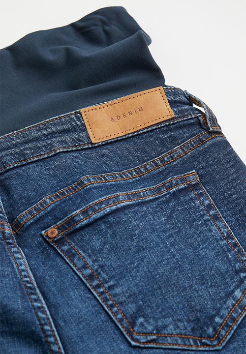H&M - Mama skinny jeans - dark denim blue