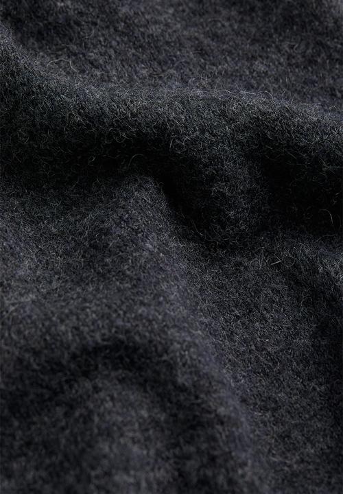H&M - Long cardigan - dark grey marl