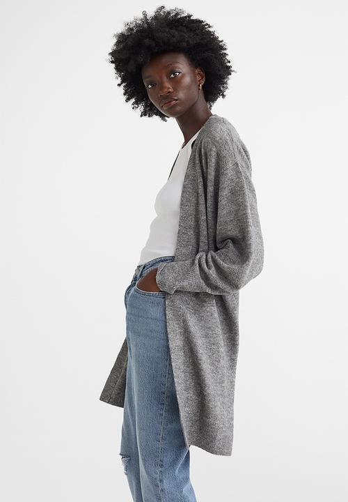 H&M - Long cardigan - grey marl