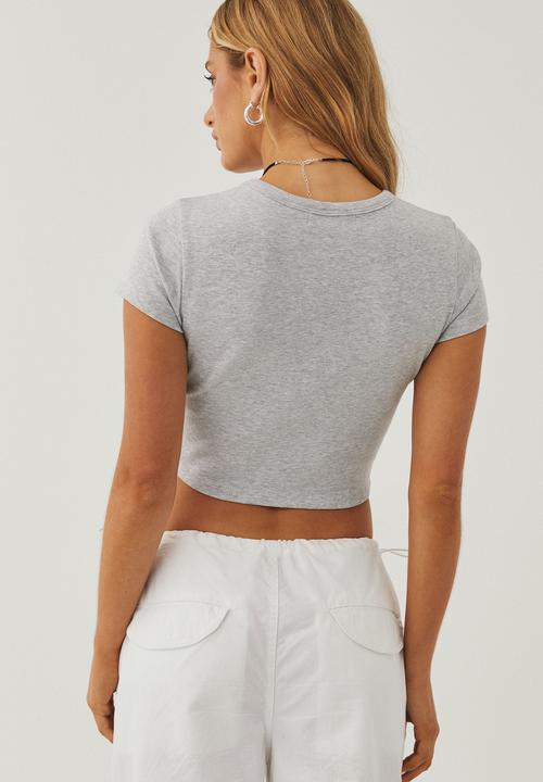 Supré  - Bambi printed T-shirt - grey marle/nyc