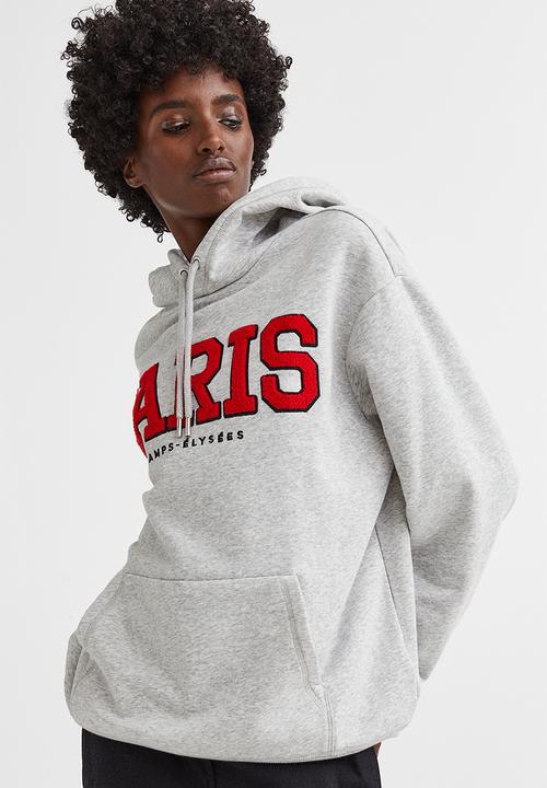 H&M - Hoodie - light grey marl/paris