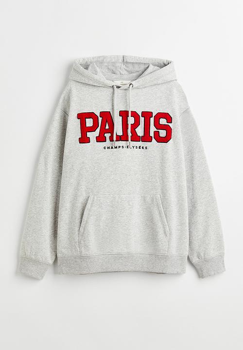 H&M - Hoodie - light grey marl/paris