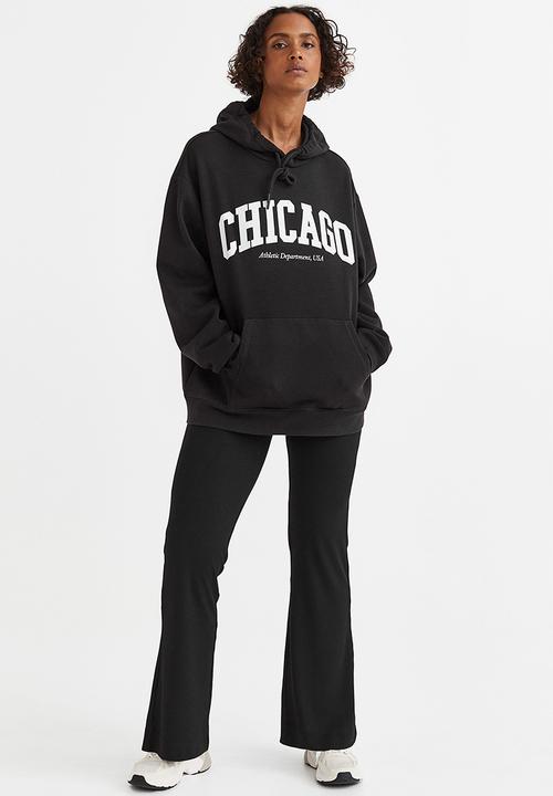 H&M - Hoodie - black/chicago