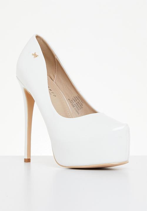 Rock & Co - Coco1 platform heel - white