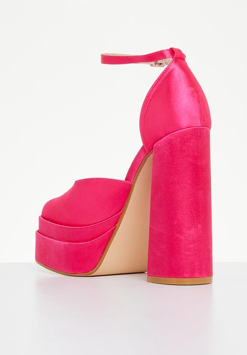 Footwork - Devine platform heel - pink