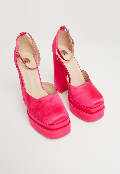 Footwork - Devine platform heel - pink
