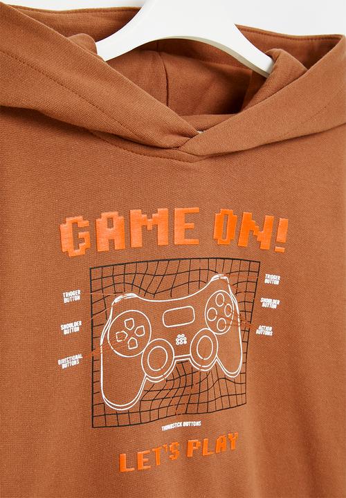 Superbalist - Older boys oversized graphic hoodie -MUSTARD  