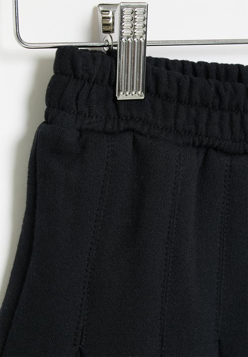 Superbalist - Cotton pleated skirt - black