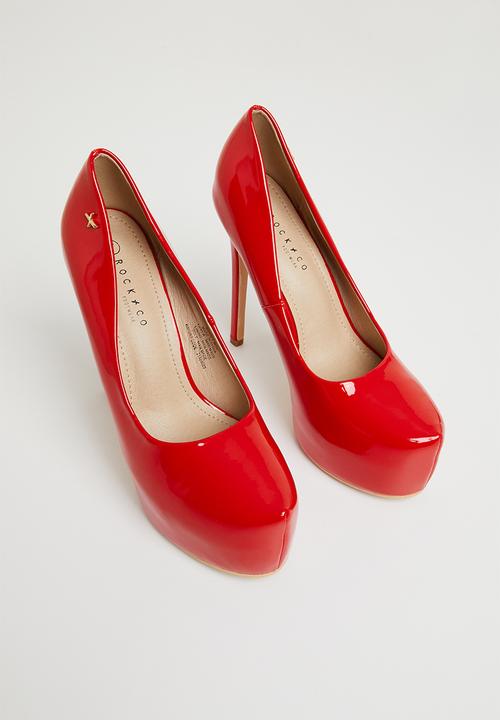 Rock & Co - Coco1 platform heel - red
