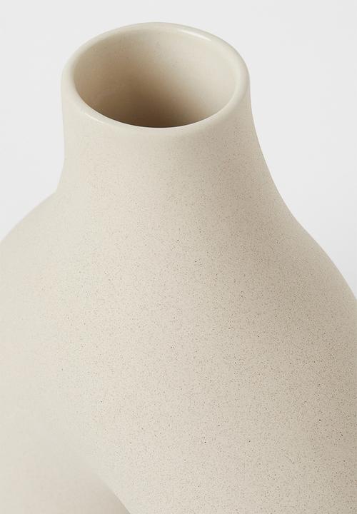 H&M - Large stoneware vase - beige