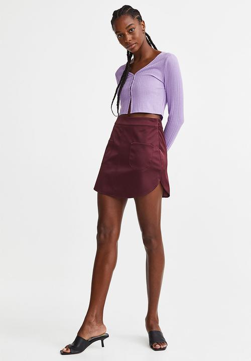 H&M - Short cardigan - light purple