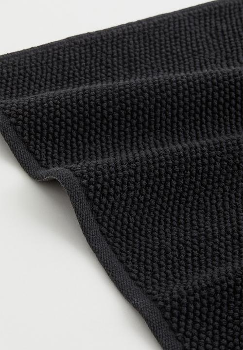 H&M - Cotton bath mat - black