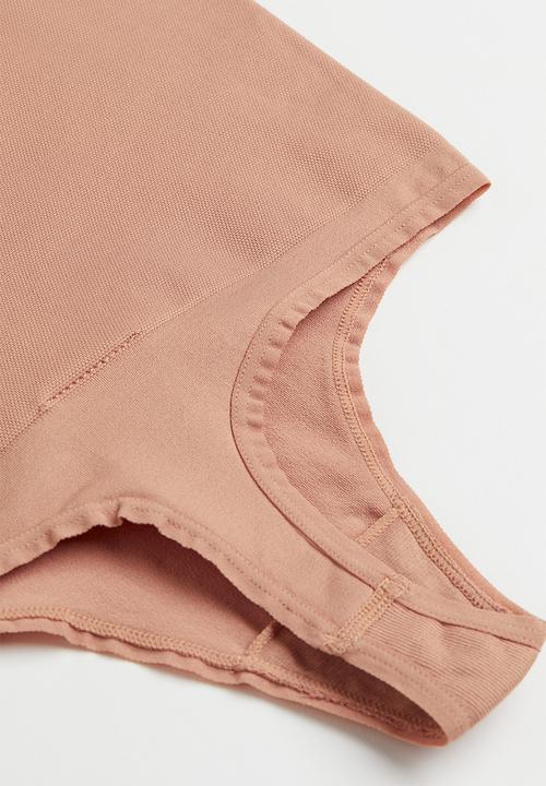 H&M - 2 Pack medium shaping thongs - beige