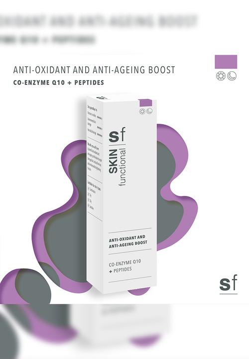 SKIN functional - Co-Enzyme Q10 + Peptides, Anti-Oxidant & Anti-Ageing Boost