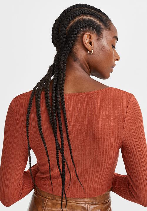 H&M - Short cardigan - dark orange