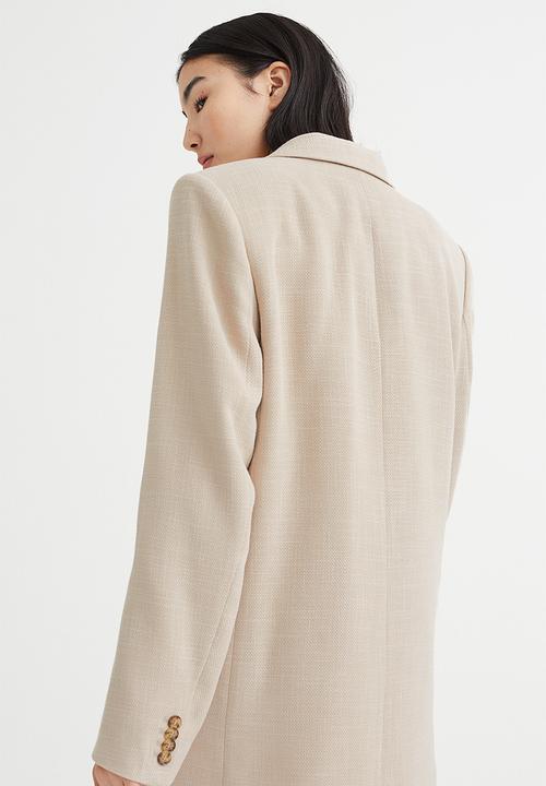 H&M - Single-breasted jacket - light beige