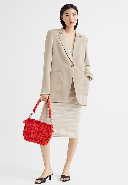 H&M - Single-breasted jacket - light beige