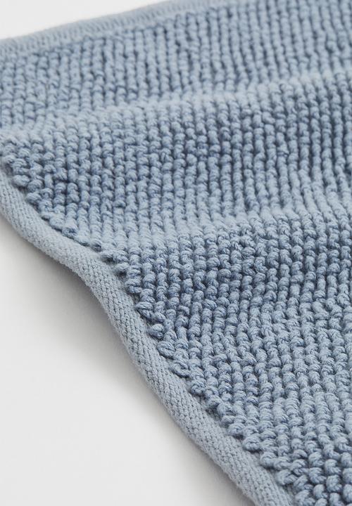 H&M - Cotton bath mat - blue
